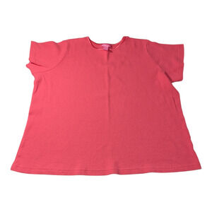 Women Within - Coral Shirt - Size 1X - Soft Comfy T Shirt - Preowned Good